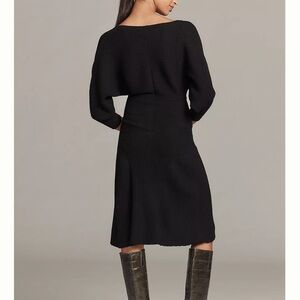 New with tags anthropologie black sweater dress